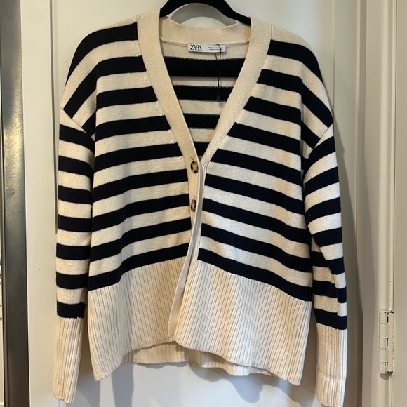 Zara Striped Cardigan - Picture 2 of 3